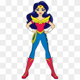 Supergirl Batgirl Batgirl Wonder Woman - Cartoon Super Heros Girls, HD Png Download - dc superhero girls png