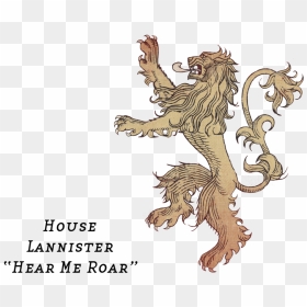 House Lannister Png Image - Game Of Thrones Lannister Logo, Transparent Png - lannister png