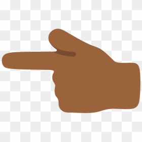 Backhand Index Pointing Left Emoji Clipart - Pointer Left Finger, HD Png Download - thumb emoji png