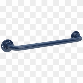 Blue 600mm Coated Steel Wall Mounted Grab Rail - Shelf, HD Png Download - steel bar png