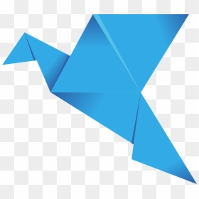 Origami Crane , Png Download - Paper Bird Vector, Transparent Png - origami crane png