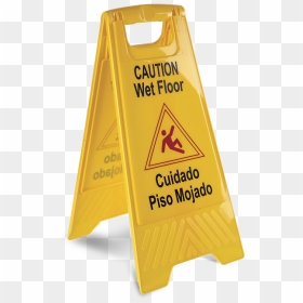 Letrero "piso Mojado" - Triangle, HD Png Download - letrero png
