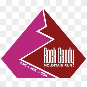 Rock Candy Mountain Run Logo - Triangle, HD Png Download - rock candy png