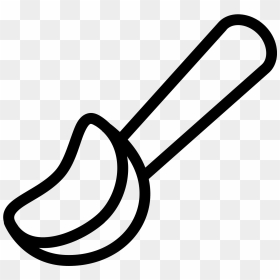 Ice Cream Scoop Icon - Ice Cream Scooper Clipart, HD Png Download - ice cream vector png