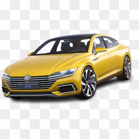 Volkswagen Sport Coupe Gte Yellow Car Png Image - Volkswagen Sport Coupe, Transparent Png - yellow car png