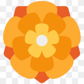 Rosette Emoji Clipart - Illustration, HD Png Download - sunflower emoji png