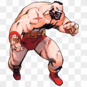 Street Fighter Zero 3 Artwork, HD Png Download - zangief png
