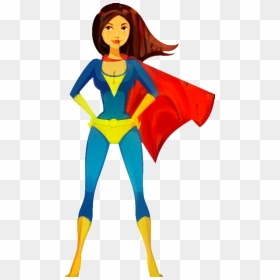 Clip Art Illustration Superhero Vector Graphics Portable - Super Hero Woman Png, Transparent Png - dc superhero girls png
