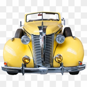 Antique Car, HD Png Download - yellow car png