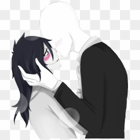 Jeff The Killer X Slenderman Yaoi - Slender Man Vs Jeff The Kiler, HD Png Download - yaoi png