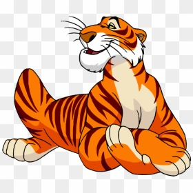 Shere Khan The Jungle Book Bagheera Tiger Cartoon - Tiger The Jungle Book, HD Png Download - jungle book png