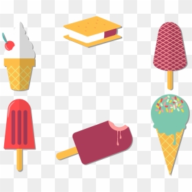 Cream Cone Clip Art - Ice Pop, HD Png Download - ice cream cone clipart png