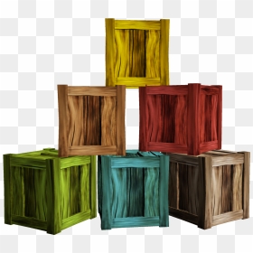 Images/woodencrate Lowpoly - Plywood, HD Png Download - wooden box png
