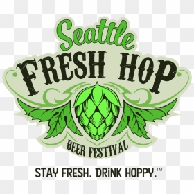Seattle Fresh Hop Beer Festival - Illustration, HD Png Download - hop png