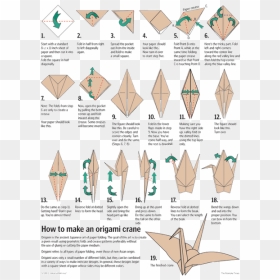 Make An Origami Crane, HD Png Download - origami crane png