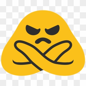 Angry Android Emoji, HD Png Download - thumb emoji png
