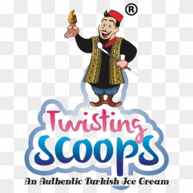 Turkey Eating Ice Cream Clipart Vector Library Library - Turkish Ice Cream Logo, HD Png Download - ice cream vector png