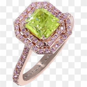 Pre-engagement Ring, HD Png Download - green diamond png