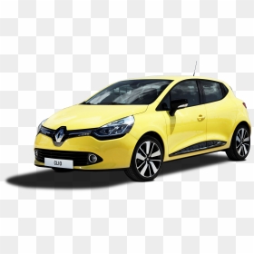 Yellow Renault Clio Car Png Image - Car Renault Png, Transparent Png - yellow car png