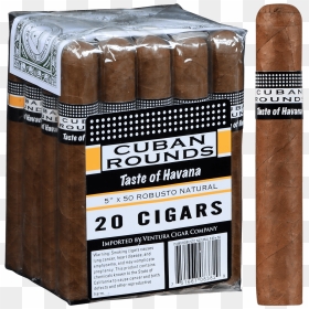 Cuban Rounds Toro - Cuban Rounds Robusto Natural, HD Png Download - cuban cigar png