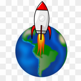 Earth,rocket Man,earth Rocket,flying Texture,backgrounds - Planeta Terra Com Foguete Desenho Png, Transparent Png - earth texture png