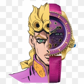 Giorno Giovanna Watch - Jojo Seiko Watch, HD Png Download - giorno giovanna png