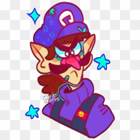 Cartoon, HD Png Download - waluigi head png