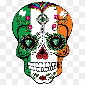 Latino Drawing Skull - Latino Drawing, HD Png Download - flaming skull png