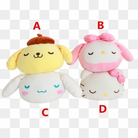 Mymelody And Cinnamoroll Dolls Pn0701 - Stuffed Toy, HD Png Download - cinnamoroll png