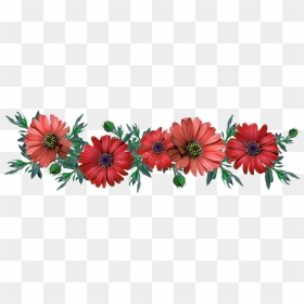 #red #flower #crown #flowercrown #redcrown #redflower - Kwiaty Clipart Transparent, HD Png Download - red flower crown png