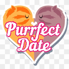App Army Assemble - Purrfect Date Logo, HD Png Download - fancy heart png