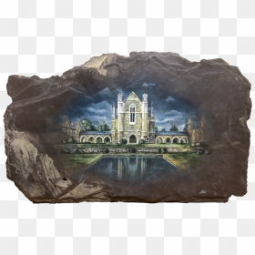 Acrylic Paint On Slate - Castle, HD Png Download - paint png tumblr