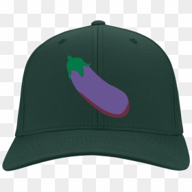 Eggplant Emoji Stc10 Sport-tek Dry Zone Nylon Cap - Baseball Cap, HD Png Download - flex emoji png
