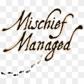Mischief Managed Png Gif Transparent, Png Download - marauders map footprints png