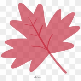 Transparent Nature Leaf Pink Tree For Leaf For Nature - Maple Leaf, HD Png Download - pink tree png