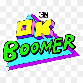 Cn Cartoon Network Boomer Text Font - Ok Boomer Text Art, HD Png Download - okay meme png