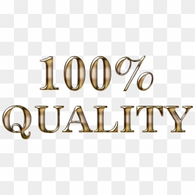 100 Percent Quality Typography Enhanced 2 No Background, HD Png Download - quality icon png