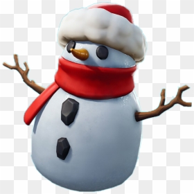 #fortnite #snowman #winter #fortniteseason7 - Snowman Fortnite, HD Png Download - snowman emoji png
