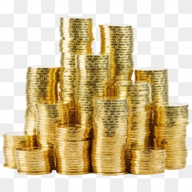 Gold Coin Stack , Png Download - Money Pile Png Coin, Transparent Png - coin stack png