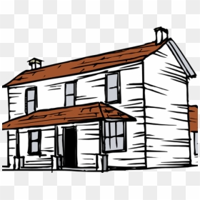 Transparent Old Buildings Clipart - Old House Vector Free Download, HD Png Download - old building png