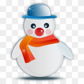 Gambar Animasi Boneka Salju, HD Png Download - snowman emoji png