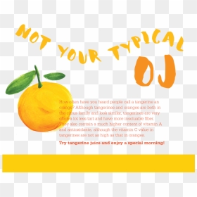 As A Whole Campaign, I Even Made Tangerine Juice To - Tangerine, HD Png Download - tangerine png