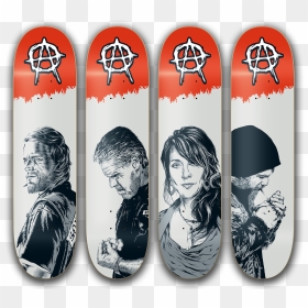 Sons Of Anarchy Skateboard, HD Png Download - sons of anarchy png