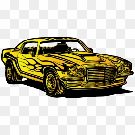 Transparent Ford Mustang Clipart - Car, HD Png Download - yellow car png