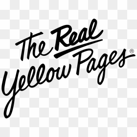 The Real Yellow Pages Logo Png Transparent - Real Yellow Pages, Png Download - yellow pages logo png