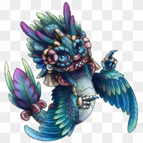 Quetzalcoatl Chibi, HD Png Download - quetzalcoatl png