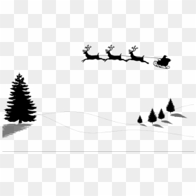 Santas Sleigh Clipart - Christmas Wishes In Hd, HD Png Download - santas sleigh png