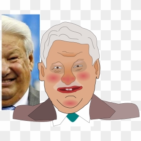 Boris Yeltsin - Boris Yeltsin Meme, HD Png Download - george bush face png