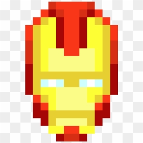 Minecraft Cake Pixel Art, HD Png Download - iron man symbol png