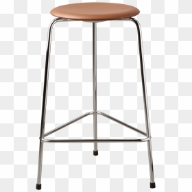 High Dot Stool In Wild Walnut - Arne Jacobsen Bar Stool, HD Png Download - bar stool png